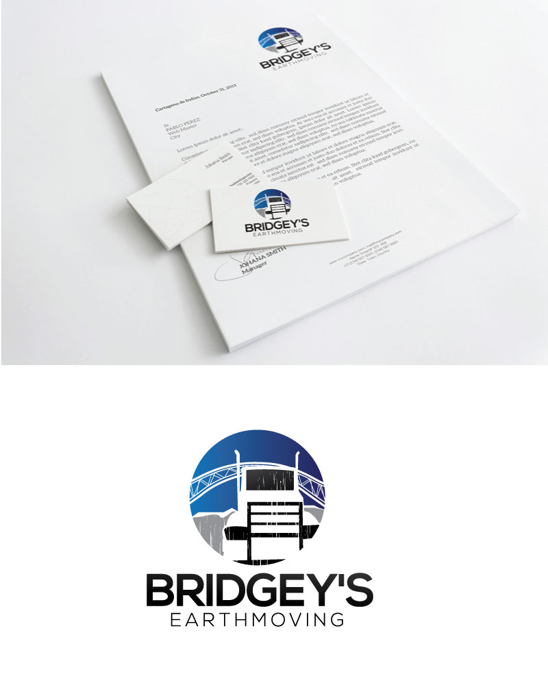 Logo-Design von Logoziner für Bridgey''s Earthmoving | Design #4848205