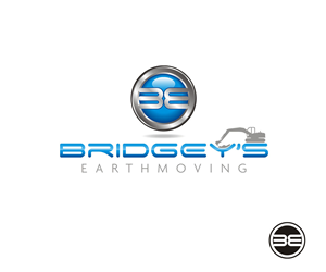 BRIDGEY'S ( larger) with EARTHMOVING underneath & smaller  | Diseño de Logo por ElectricBill
