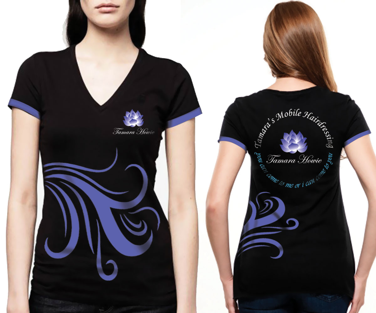 T-shirt Design by Sandaruwan for Tamara''s Mobile Hairdressing | Design #3927595
