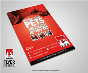 Flyer-Design von Mahmoud Shahin für Darwin My Vet Service | Design: #3947833