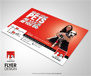Flyer-Design von Mahmoud Shahin für Darwin My Vet Service | Design: #3947845