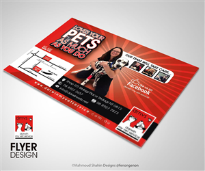 Flyer-Design von Mahmoud Shahin für Darwin My Vet Service | Design: #3957659