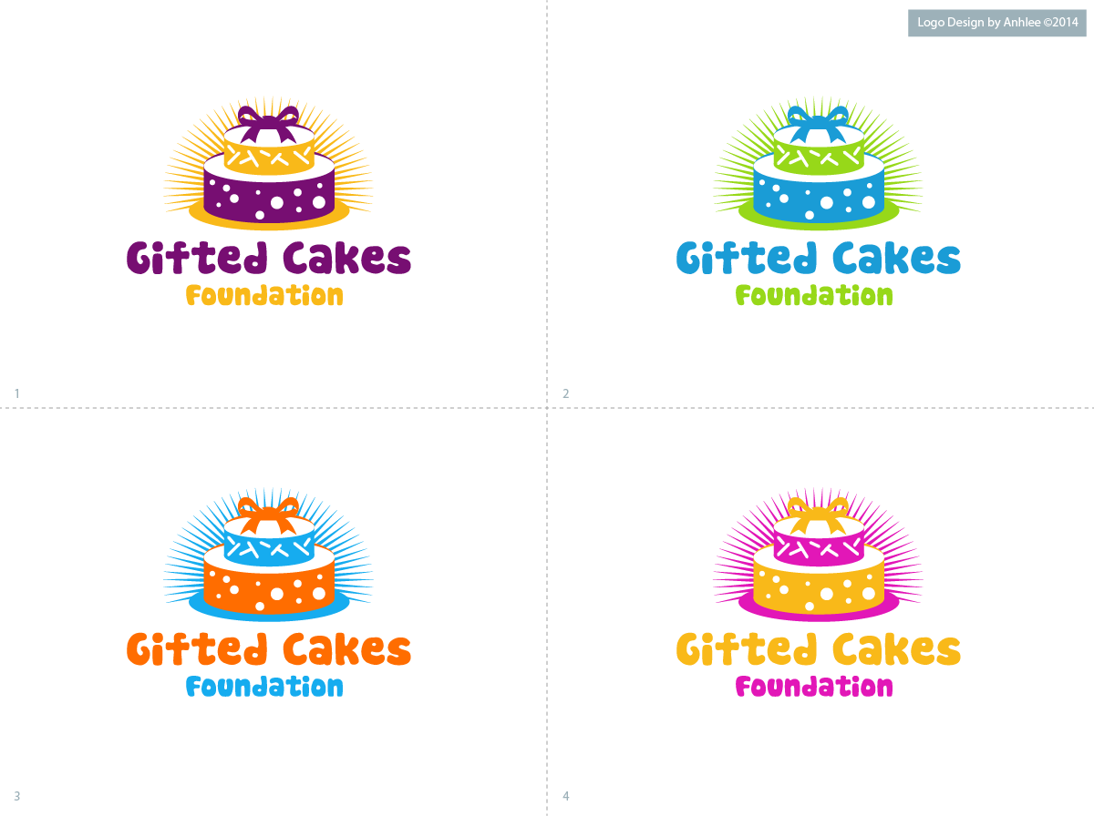 Logo Design by Anhlee for Gifted Cakes Foundation, Inc. | Design #3998479
