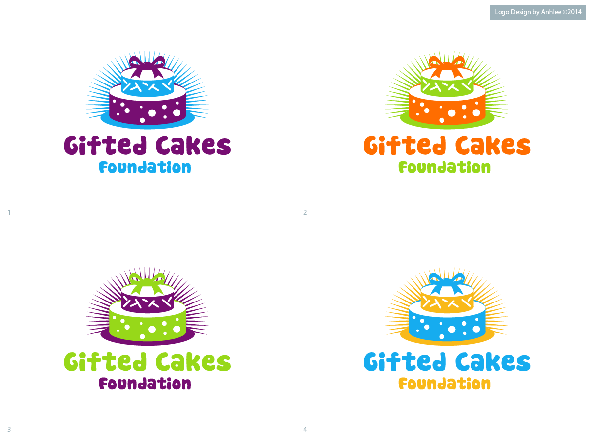 Diseño de Logo por Anhlee para Gifted Cakes Foundation, Inc. | Diseño #3998520