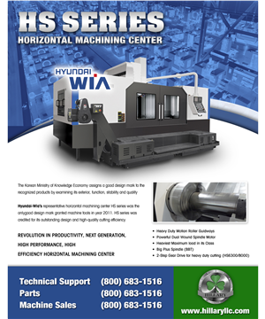 Advertisement Design by jeffdefy for Hillary Machinery Inc | Design #3938763