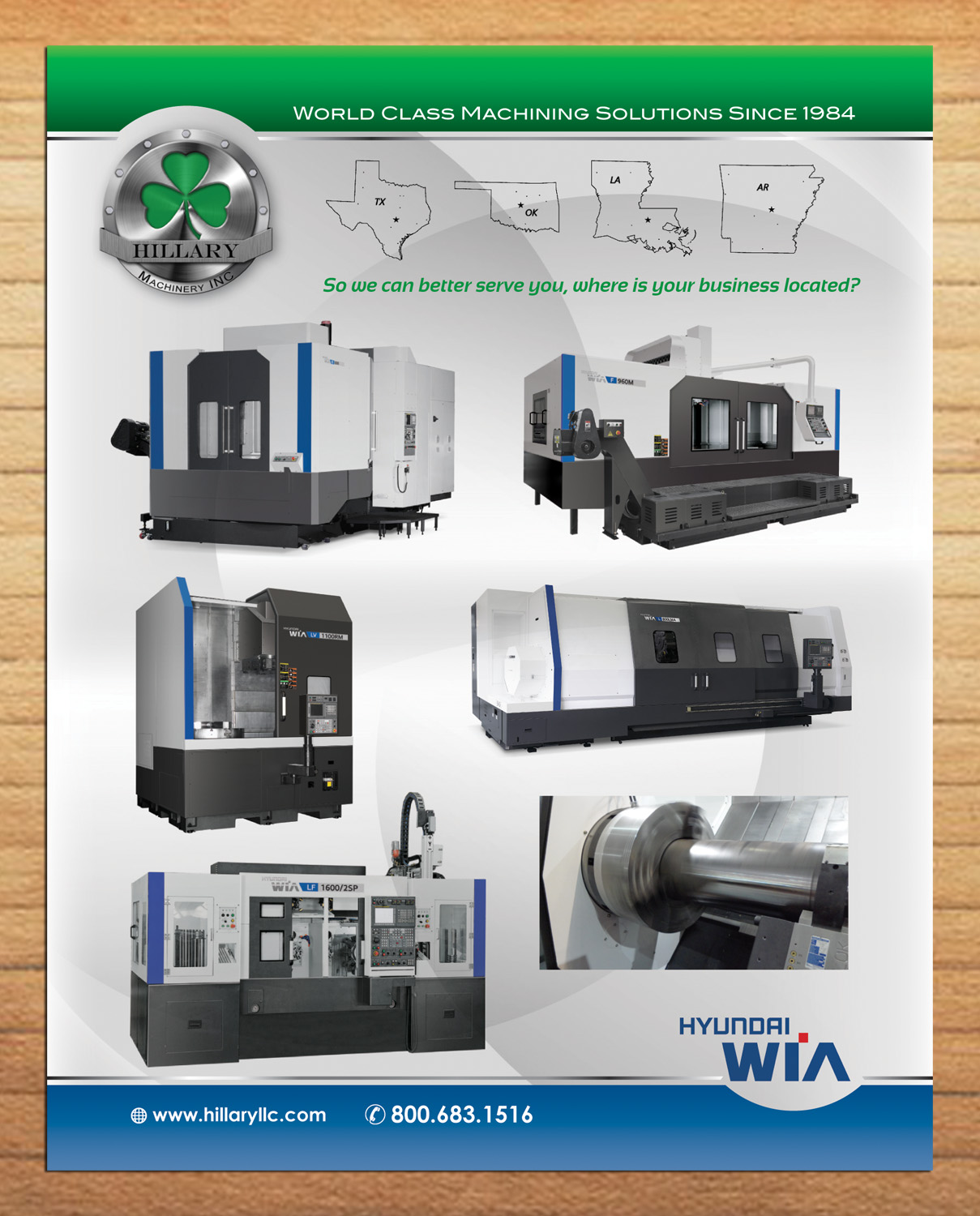 Werbe-Design von Sbss für Hillary Machinery Inc | Design #3956513