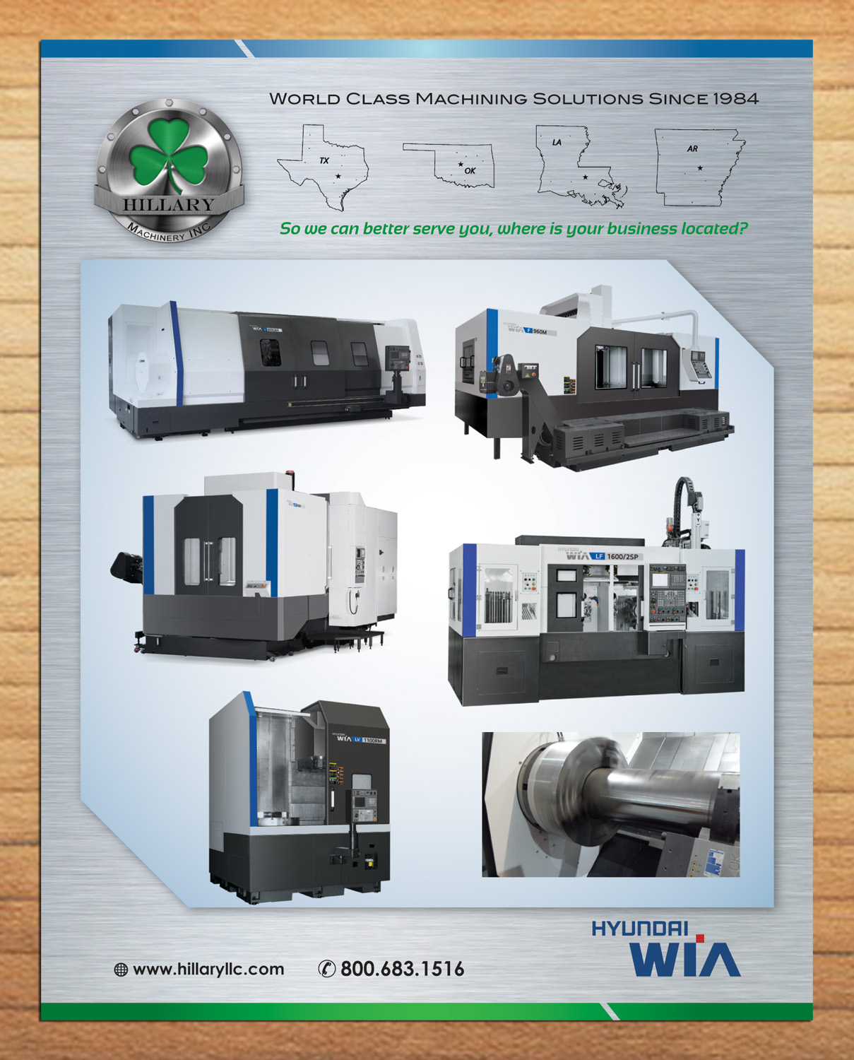Werbe-Design von Sbss für Hillary Machinery Inc | Design #3956517