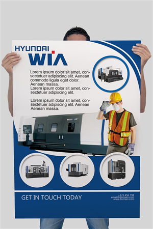 Werbe-Design von 9tnine für Hillary Machinery Inc | Design: #3931407