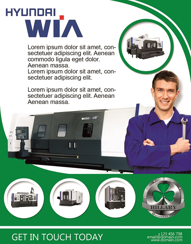 Design Publicitaire par 9tnine pour Hillary Machinery Inc | Design #3936857