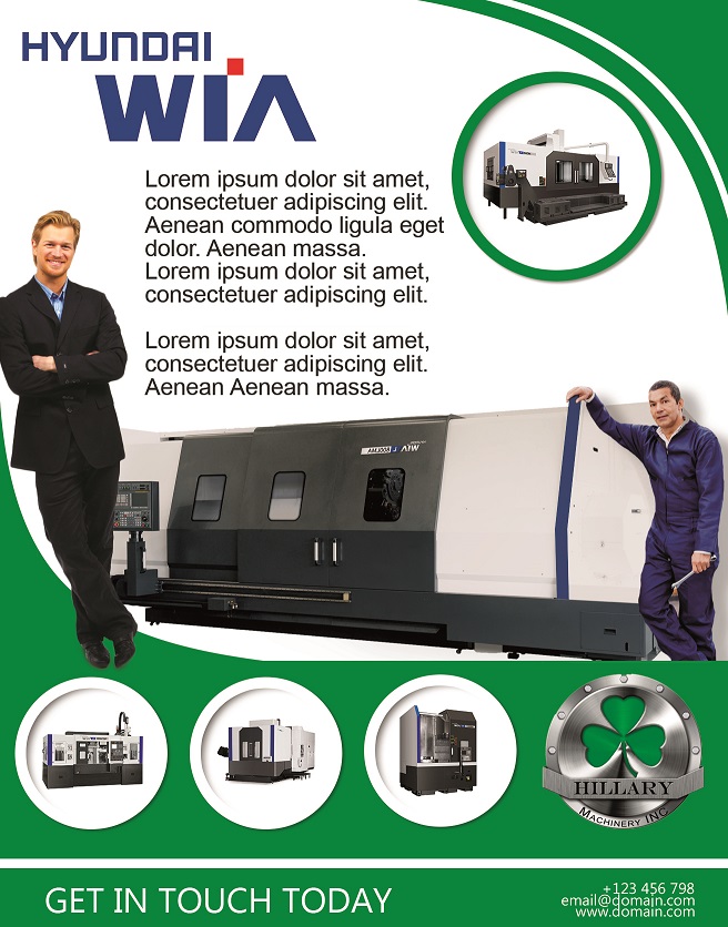 Design Publicitaire par 9tnine pour Hillary Machinery Inc | Design #3936861