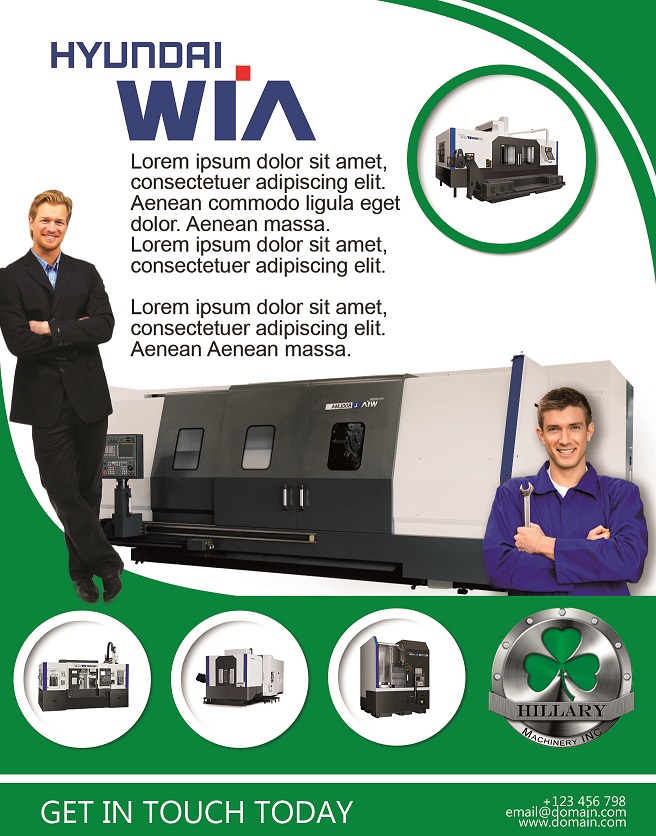 Design Publicitaire par 9tnine pour Hillary Machinery Inc | Design #3936869