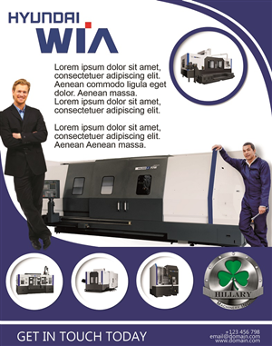 Werbe-Design von 9tnine für Hillary Machinery Inc | Design: #3938942