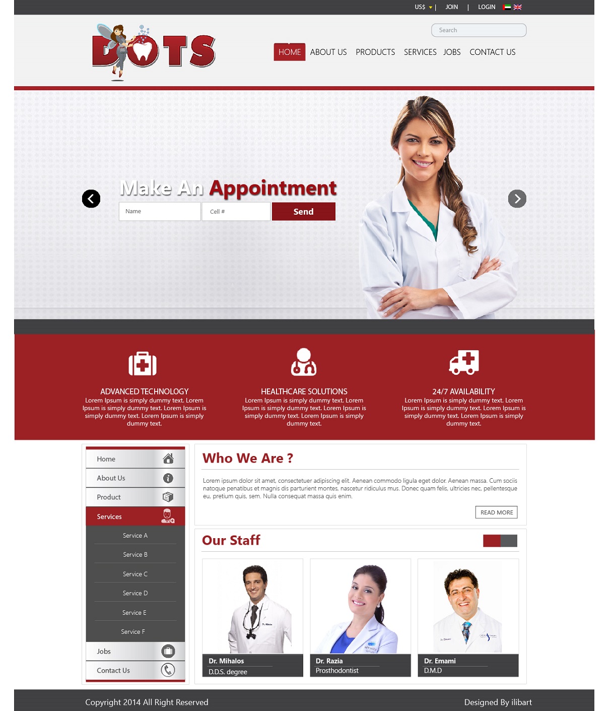 Web Design by iLibart for this project | Design #3960858