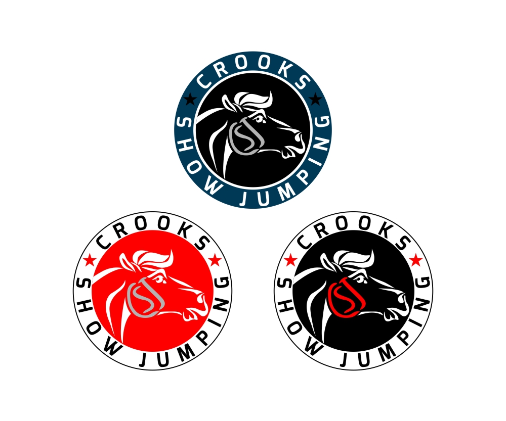 Logo Design by simbah for Crooks Show Jumping | Design #3937657
