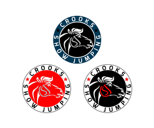 Logo Design by simbah for Crooks Show Jumping | Design: #3937657