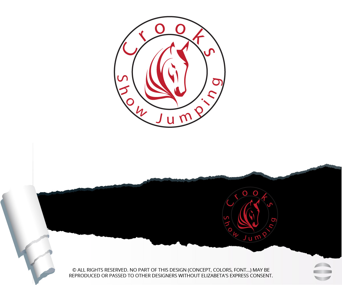 Logo Design by Elizabeta for Crooks Show Jumping | Design #3948644