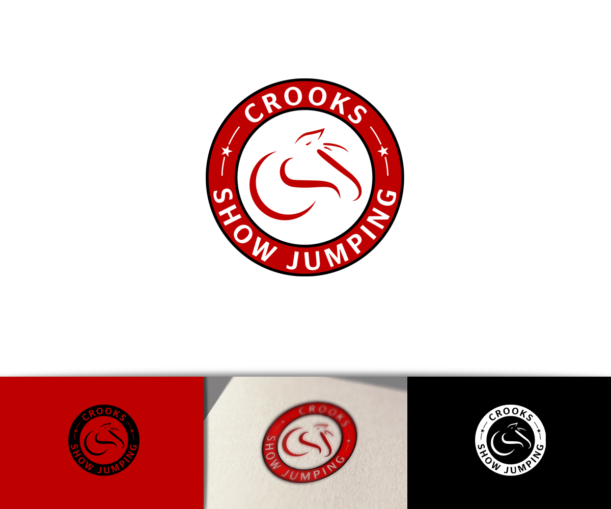 Logo Design by raph for Crooks Show Jumping | Design #3928274