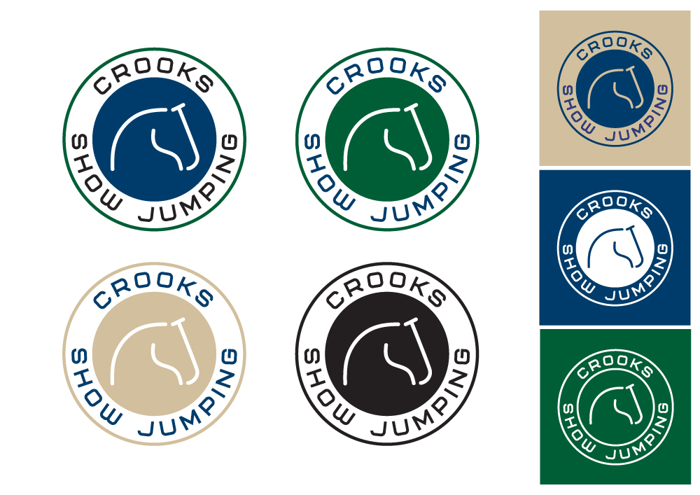 Logo Design by Nigel B for Crooks Show Jumping | Design: #3953315