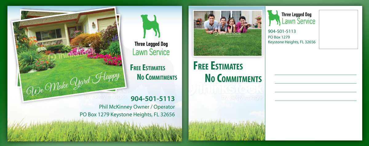 Diseño de Postal por uniquedesign10 para Three Legged Dog | Diseño #3935117