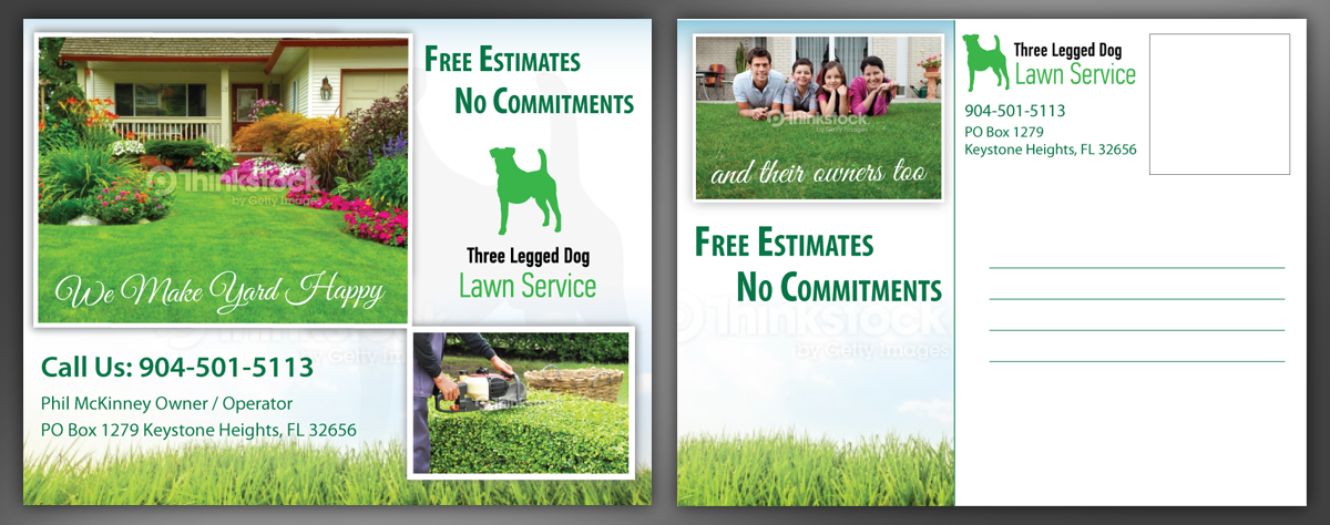 Diseño de Postal por uniquedesign10 para Three Legged Dog | Diseño #3935244