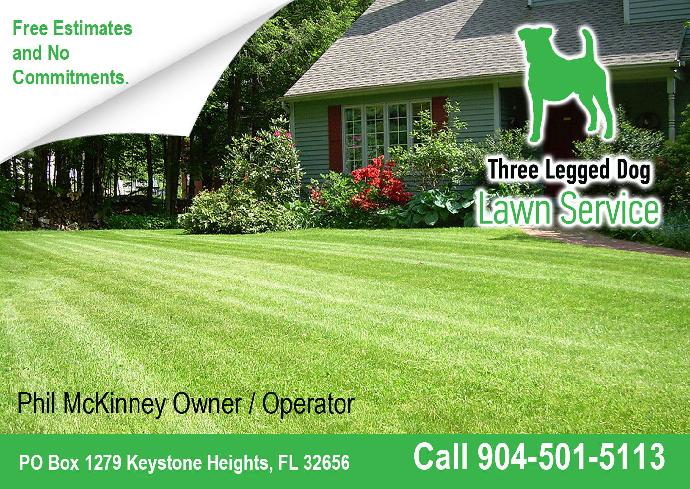 Postcard Design by Parul for Three Legged Dog | Design #3964946