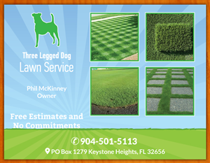 Postkarten-Design von Sbss für Three Legged Dog | Design: #3976516