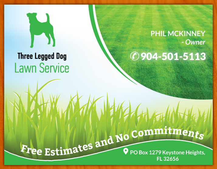 Postcard Design by Sbss for Three Legged Dog | Design #3976517