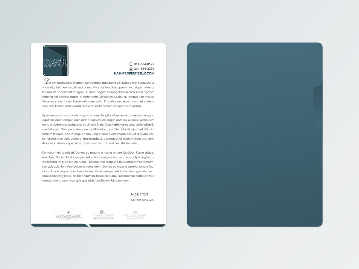 Letterhead Design by Pointless Pixels India for this project | Design #3935524