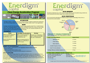 Brochure Design by hatc852 for Enerdigm Ventures | Design: #3957500