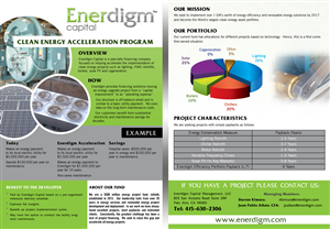 Brochure Design by UrbainFX for Enerdigm Ventures | Design: #3942334