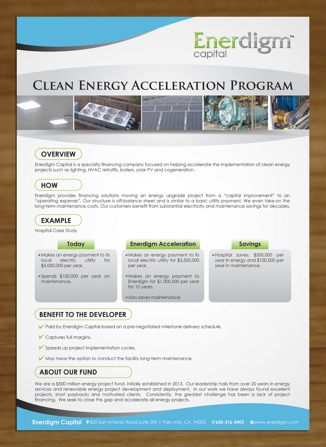 Brochure Design by Sbss for Enerdigm Ventures | Design #3940603