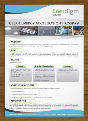 Brochure Design by Sbss for Enerdigm Ventures | Design: #3940603