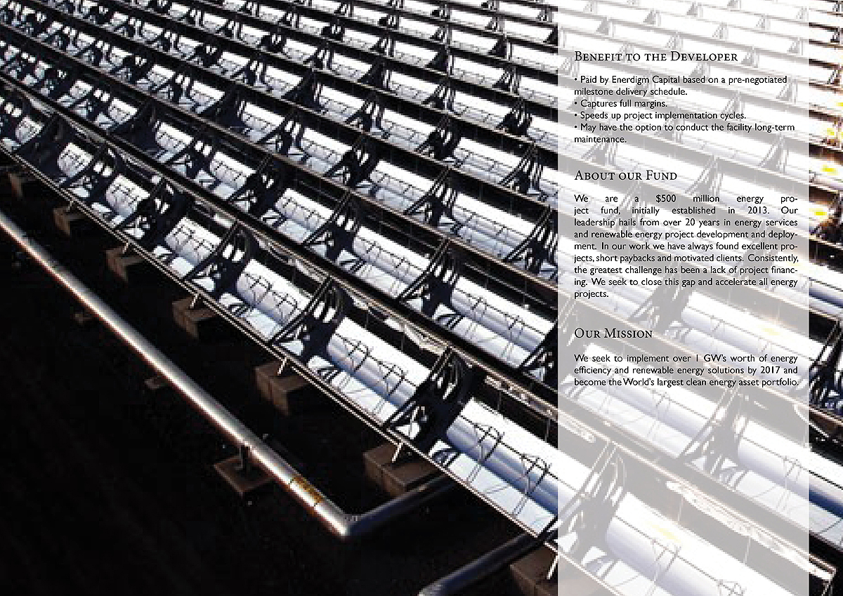 Brochure Design by Maffewsdesign for Enerdigm Ventures | Design #3954305