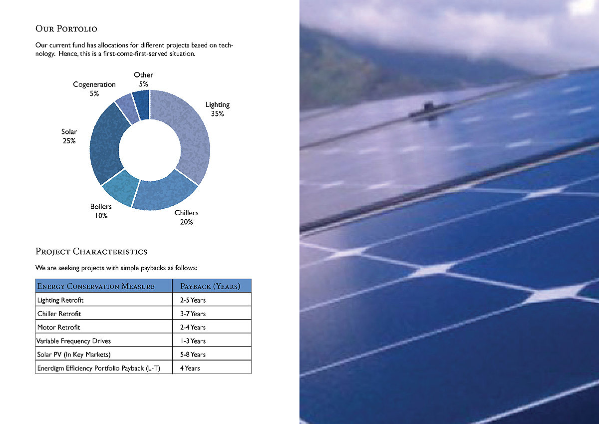 Brochure Design by Maffewsdesign for Enerdigm Ventures | Design #3954307