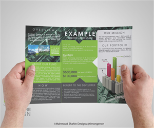 Brochure Design by Mahmoud Shahin for Enerdigm Ventures | Design: #3934286