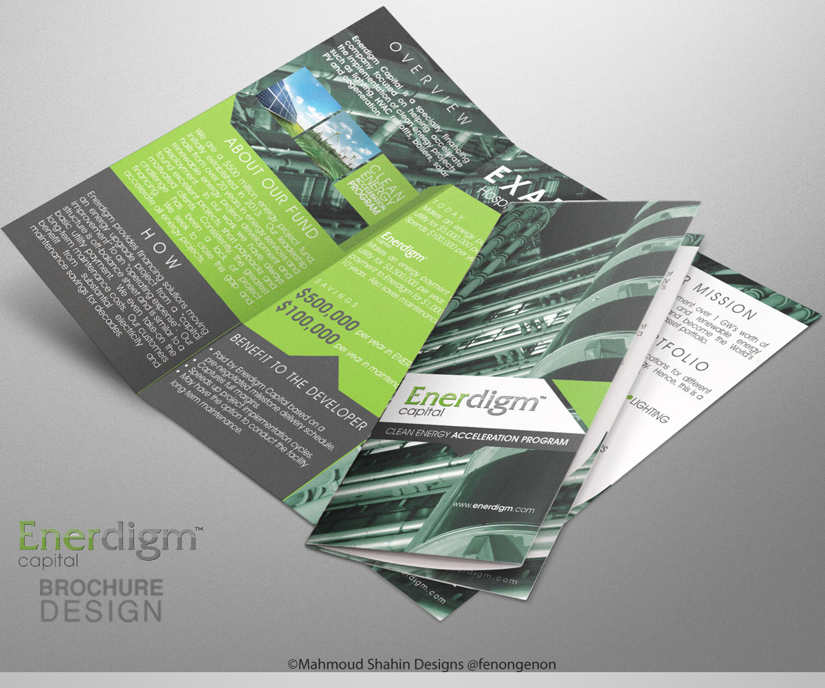 Brochure Design by Mahmoud Shahin for Enerdigm Ventures | Design #3934288