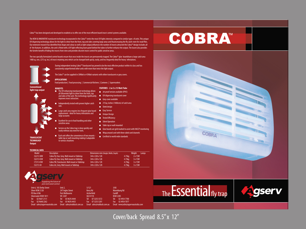 Diseño de Brochure por ganz abecia para Agserv | Diseño #139415