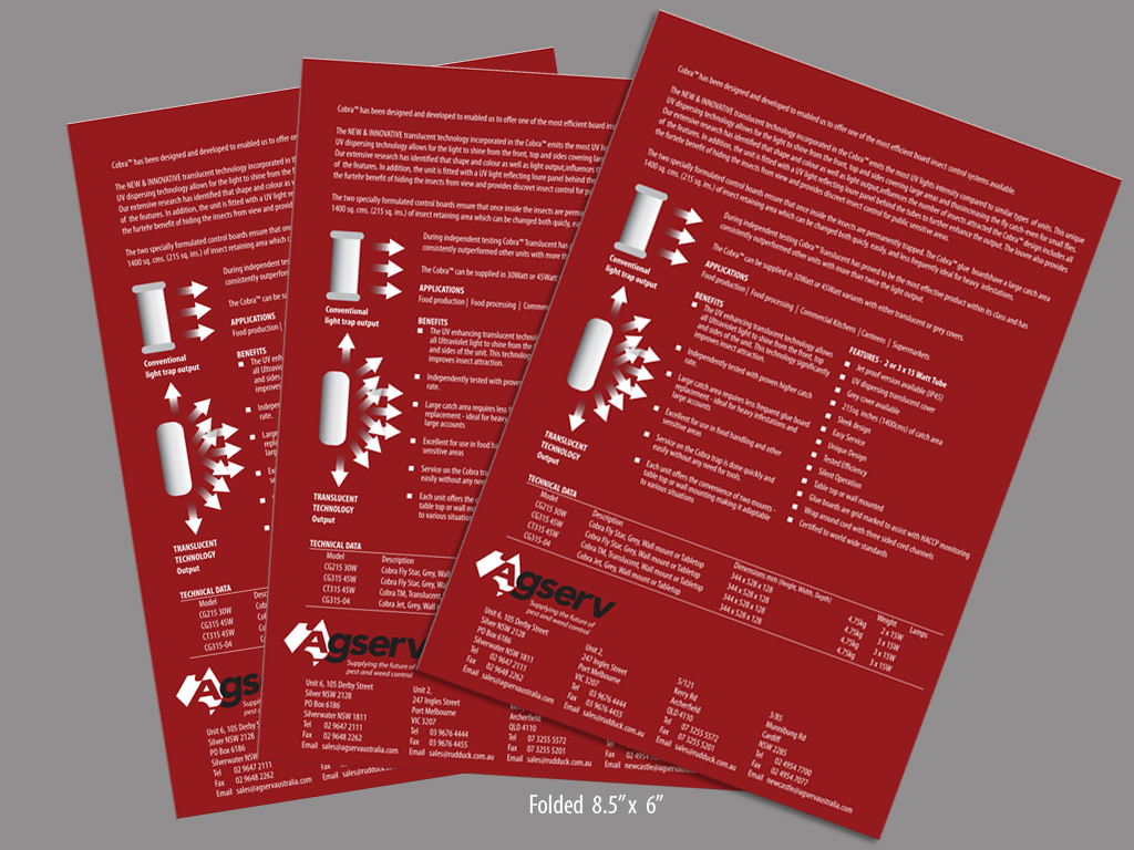 Brochure Design by ganz abecia for Agserv | Design #139420