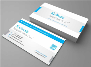 Diseño de Tarjeta de Presentación por AwsomeD para Kultivate Investments LLC | Diseño: #3929247