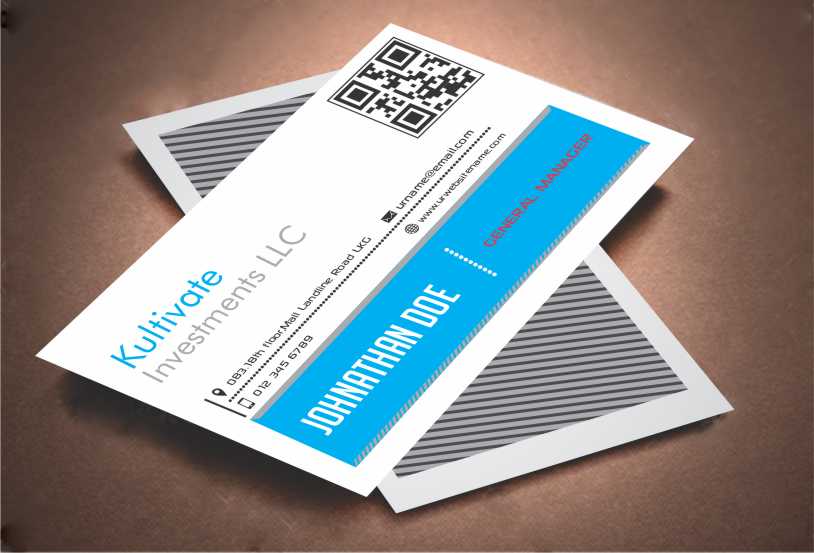 Diseño de Tarjeta de Presentación por AwsomeD para Kultivate Investments LLC | Diseño #3929251