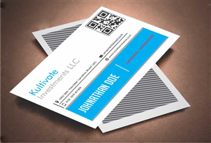 Diseño de Tarjeta de Presentación por AwsomeD para Kultivate Investments LLC | Diseño: #3929251