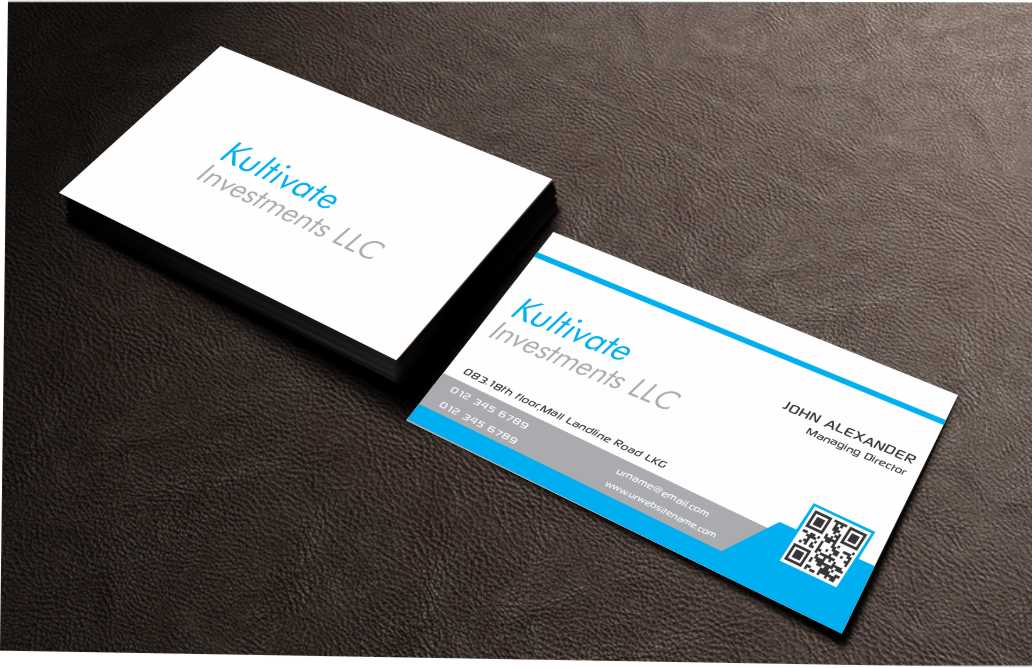 Diseño de Tarjeta de Presentación por AwsomeD para Kultivate Investments LLC | Diseño #3929254