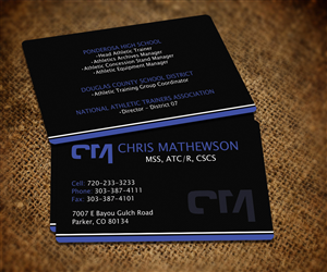 Ponderosa Sports Medicine | Business Card Design by Sarah Haroon