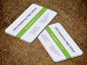 Design de Carte de Visite par shaikhdesign pour Ponderosa High School | Design #3930787