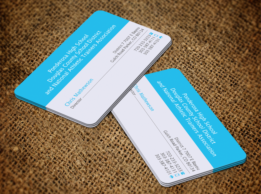 Business Card Design by shaikhdesign for Ponderosa High School | Design #3948374