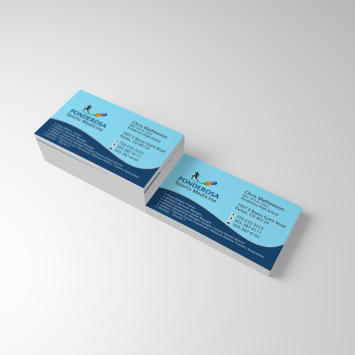 Business Card Design by dkthedon for Ponderosa High School | Design #3934937