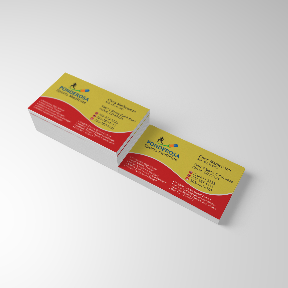 Business Card Design by dkthedon for Ponderosa High School | Design #3942442