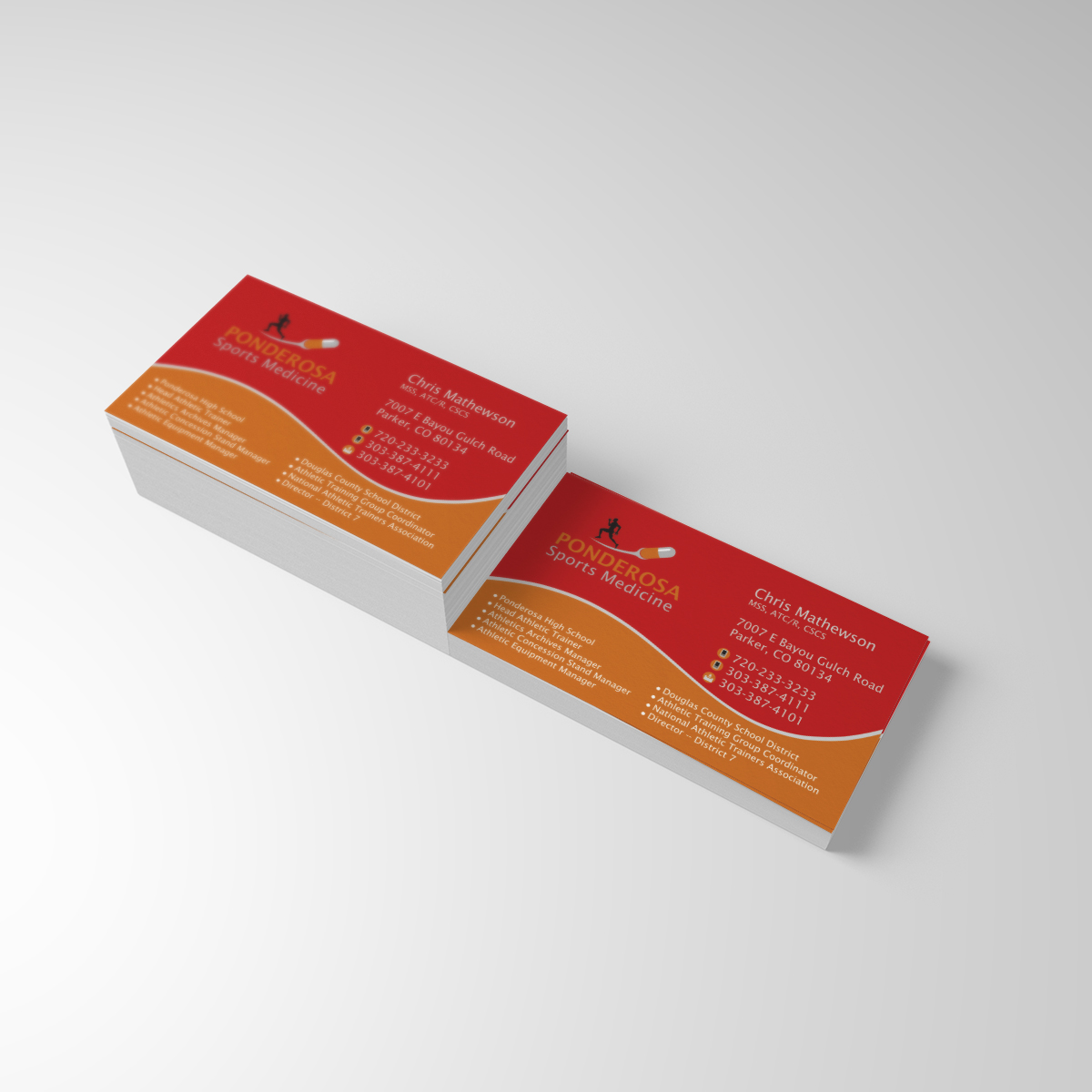 Business Card Design by dkthedon for Ponderosa High School | Design #3942456
