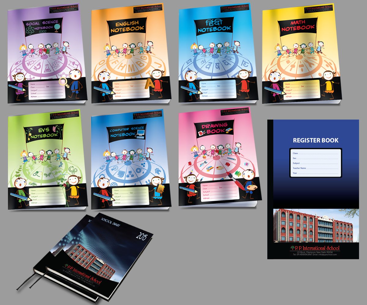 Diseño de Papelería por kousik para PP INTERNATIONAL SCHOOL | Diseño #4041185