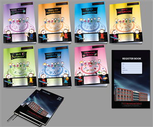 PP INTERNATIONAL SCHOOL NEEDS NOTEBOOKS COVER DESIGNED | Schreibwaren-Design von kousik